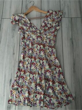 Rails Gigi Dress Fleur Floral Mini Fit and Flare Size Small